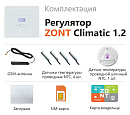 ZONT Climatic 1.2 Погодозависимый автоматический GSM / Wi-Fi регулятор (1 ГВС + 2 прямых/смесительных) с доставкой в Каменск-Уральский